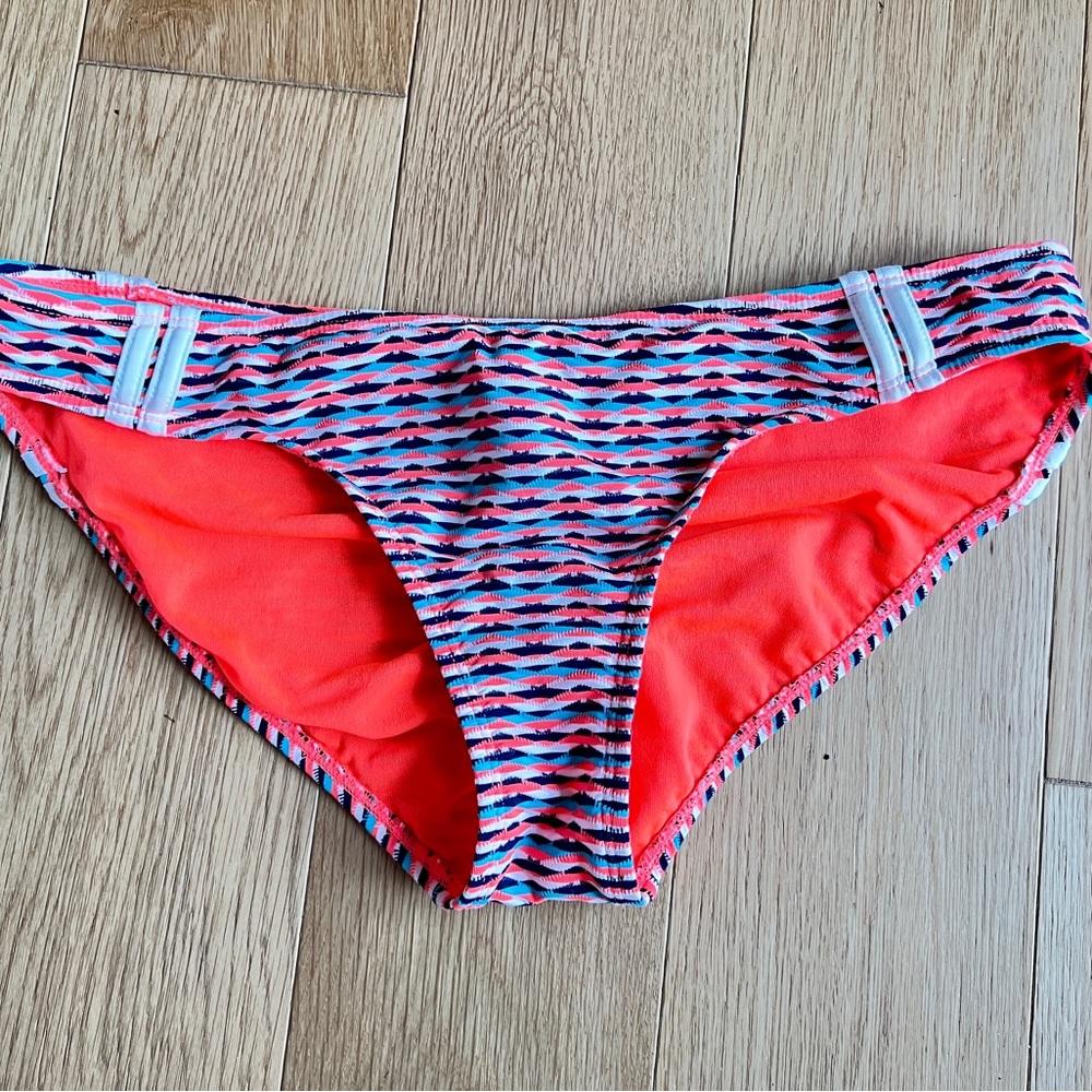 Athleta Vibrant Striped Bikini Bottoms